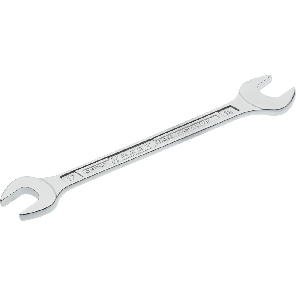 Hazet Doppelmaulschlüssel 450N 17x19mm L.220,9mm verchr - 450N-17X19