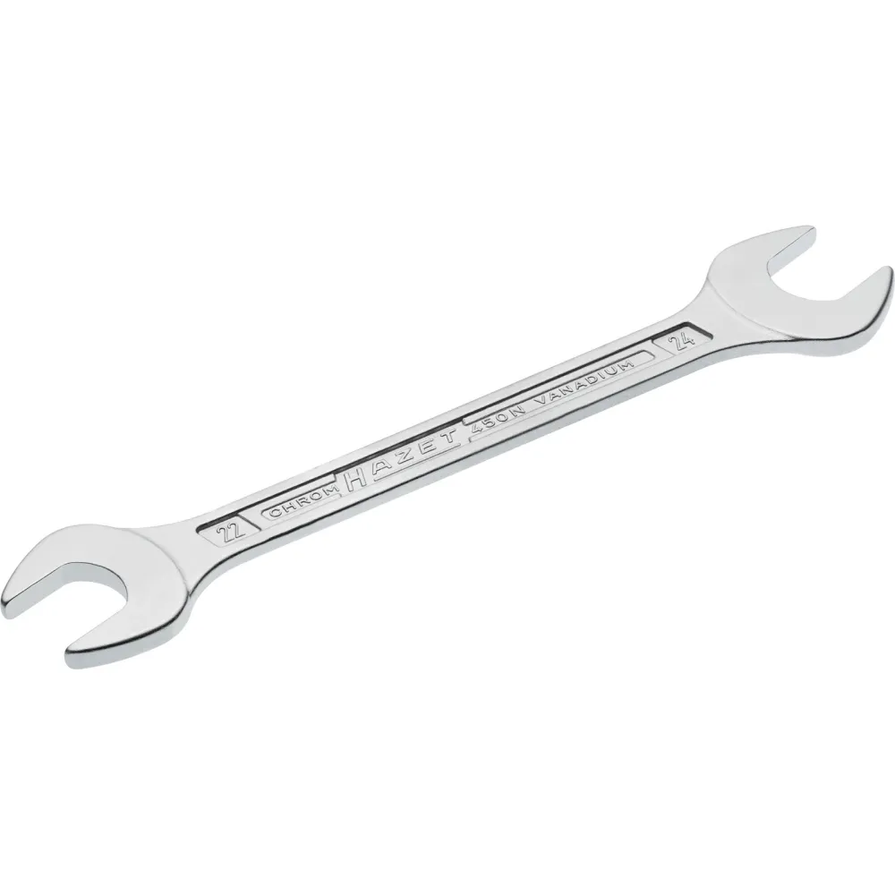 Hazet Doppelmaulschlüssel 450N 22x24mm L.254,6mm verchr - 450N-22X24