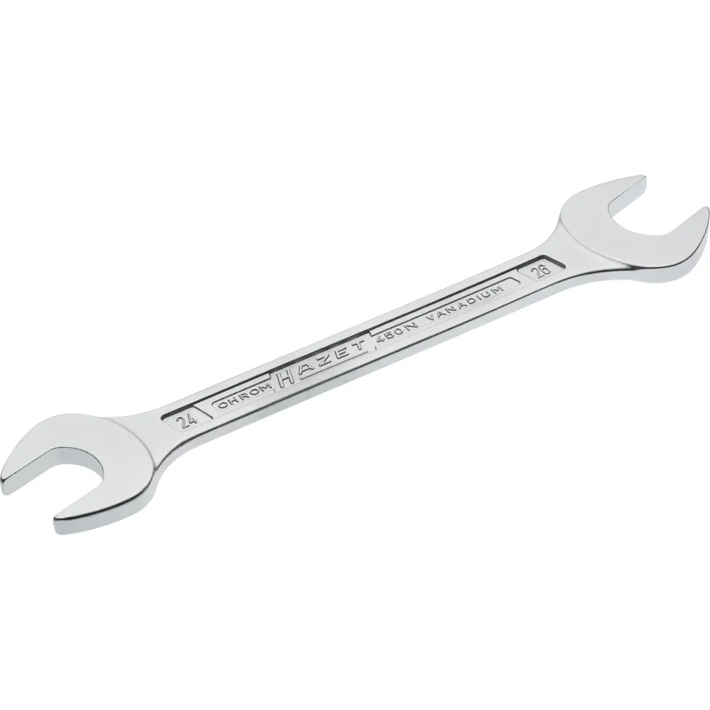 Hazet Doppelmaulschlüssel 450N 24x26mm L.269,4mm verchr - 450N-24X26