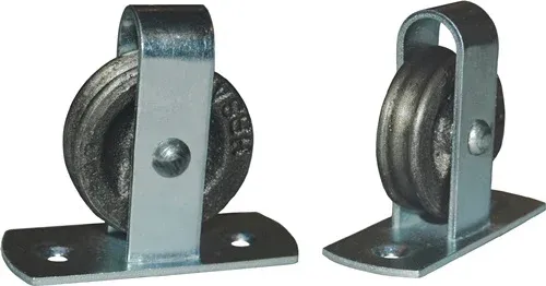 HBS-BETZ Stehrolle 496 Nut 8mm Grauguss m.Längsplatte u.gedrehter Nut - 63139