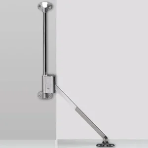 Hettich Klappenhalter Klassik D mit Lager L 258 D / 300, links, vernickelt - 16173