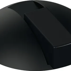HEWI Bodentürpuffer 625B 90 D.85mm H.22,5mm Ku.90 tiefschwarz ma Dübelmontage - 625B 90