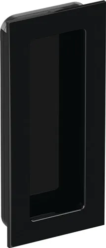HEWI Schiebetürmuschel 544.54.120 PA 90 tiefschwarz glänzend rechteck.f.HLT - 544.54.120 90