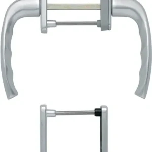 HOPPE Balkongarnitur NY 0810/961N/U10/… Alu.F1 63-73mm 4-KT.7mm - 3273792