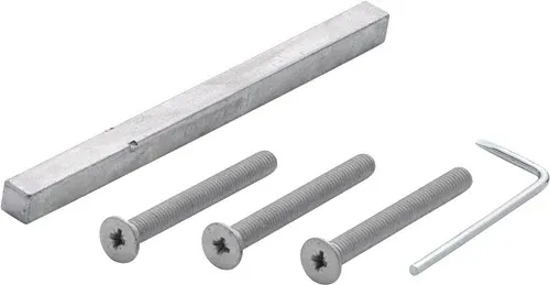 HOPPE Bef-set.D/D Schnellstift 2210/3310 Drückerschutzgarnituren 8x170mm 87-92mm - 3689181