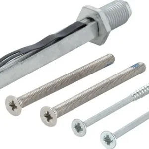 HOPPE Bef-set.Sertos K/G 50-55mm M5x65+4,0x60 4-KT.8x80mm - 11509247