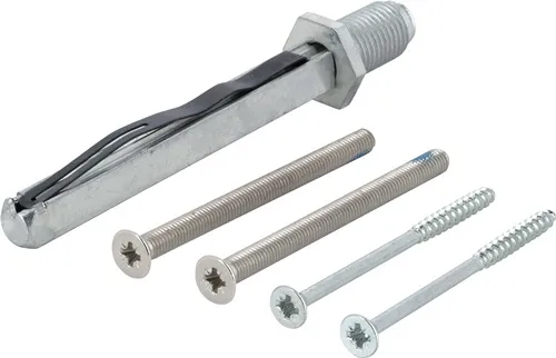 HOPPE Bef-set.Sertos K/G 50-55mm M5x65+4,0x60 4-KT.8x80mm - 11509247