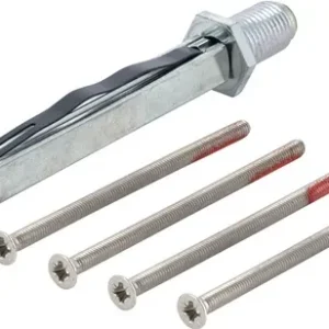 HOPPE Bef-set.Sertos FS-K/G 65-70mm M4x75 4-KT.9x90mm - 11523615