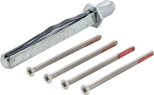 HOPPE Bef-set.Sertos FS-K/G 65-70mm M4x75 4-KT.9x90mm - 11523615