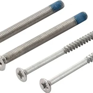 HOPPE Bef-set.Sertos G/G-K/G 45-50mm M5x60+4,0x55 4-KT.o - 11509430