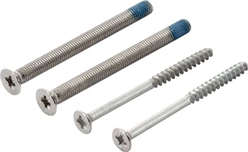 HOPPE Bef-set.Sertos G/G-K/G 45-50mm M5x60+4,0x55 4-KT.o - 11509430