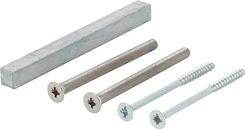 HOPPE Bef-set.Sertos GG-WC 50-55mm M5x65+4,0x60 4-KT.o.+8x90mm - 11509594