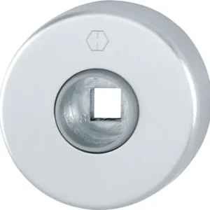 HOPPE Drückerrosetten-Paar 42KV Alu.F1 Schildst.9mm rd.rd - 2800511