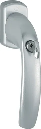 HOPPE Fenstergriff NY 0810SVS/U10 Alu.F9016/verkehrsweiß 35mm abschl - 3286649