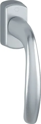 HOPPE Fenstergriff NY 0810/US10 Alu.F9/stahlf 32-42mm Secustik/VarioFit Stand - 3755732