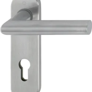 HOPPE FS-Garnitur Ams.FS-E1400/353KH VA F69 D/D TS 40-65mm PZ rd DIN L/R - 10722509
