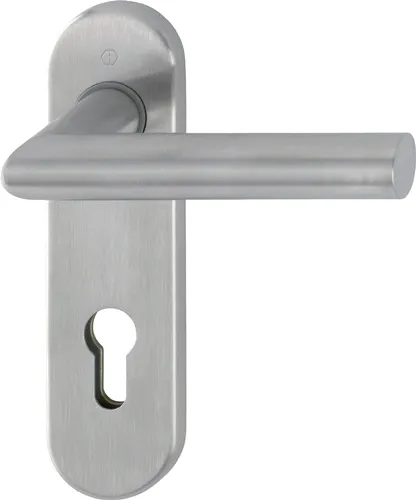 HOPPE FS-Garnitur Ams.FS-E1400/353KH VA F69 D/D TS 40-65mm PZ rd DIN L/R - 10722509