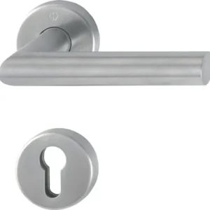 HOPPE FS-Garnitur Ams.FS-E1400/42H/42HS VA F69 D/D TS 40-65mm PZ rd.DIN L/R - 10721910