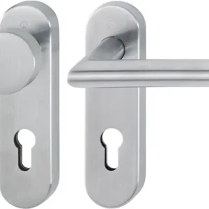 HOPPE FS-Garnitur Ams.FS-E58/353KH/1400 VA F69 D/K TS 40-65mm PZ rd DIN L/R - 10722525