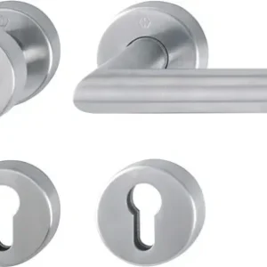 HOPPE FS-Garnitur Ams.FS-E58/42H/42HS/1400 VA F69 D/K TS 40-65mm PZ rd.DIN L/R - 10722269