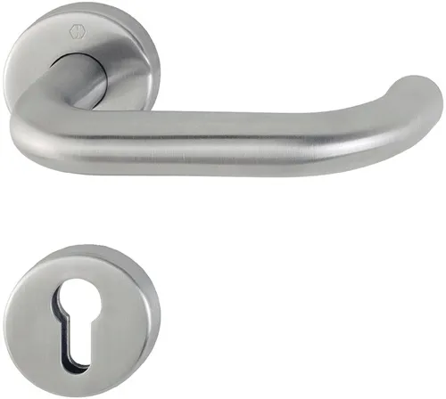 HOPPE FS-Garnitur Paris FS-E138/42H/42HS VA F69 D/D TS 40-65mm PZ rd.DIN L/R - 10722074