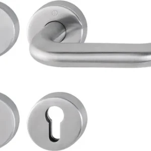 HOPPE FS-Garnitur Paris FS-E138/42H/42HS VA F69 -/D TS 40-65mm PZ/bl.rd.DIN L/R - 11665439
