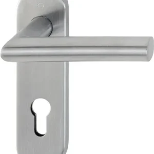 HOPPE Kurzschildgarnitur Ams.E1400/353KH VA F69 PZ rd Drückergrt - 10720706