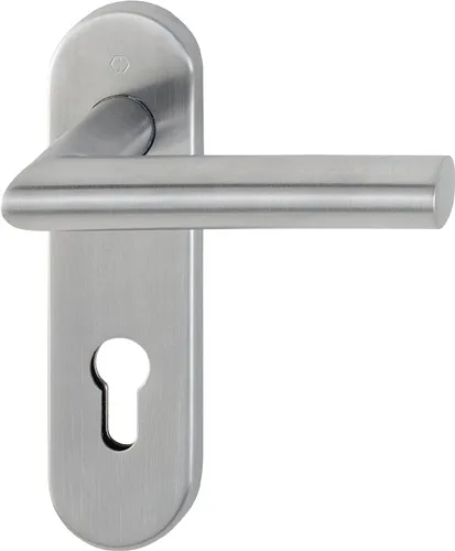 HOPPE Kurzschildgarnitur Ams.E1400/353KH VA F69 PZ rd Drückergrt - 10720706