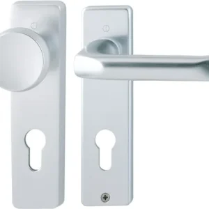 HOPPE Kurzschildgarnitur London 54/227K/202KP/AP/113 Alu.F1 PZ eck.Wechselgrt - 6270052