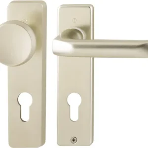 HOPPE Kurzschildgarnitur London 54/227K/202KP/AP/113 Alu.F2 PZ eck.Wechselgrt - 6270060