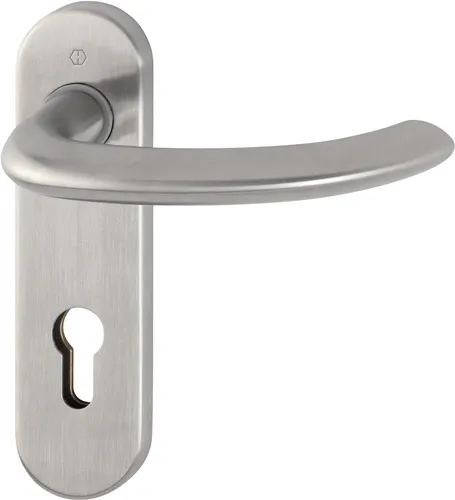HOPPE Kurzschildgarnitur Mar.E1138Z/353K VA F69 PZ rd Drückergrt - 3042265