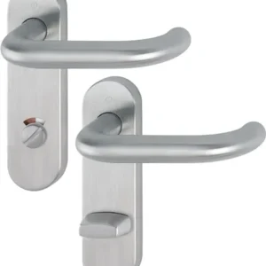 HOPPE Kurzschildgarnitur Paris E138/353KH VA F69 RWSK/OL rd Drückergrt - 10721063