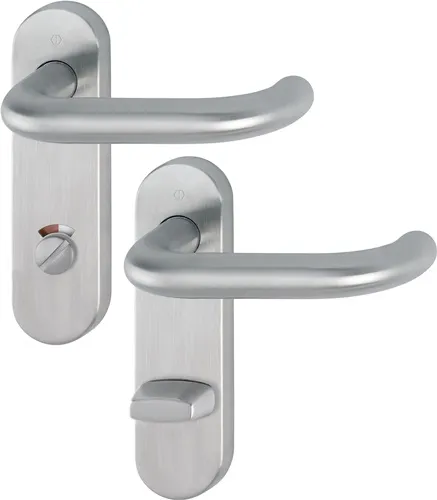 HOPPE Kurzschildgarnitur Paris E138/353KH VA F69 RWSK/OL rd Drückergrt - 10721063