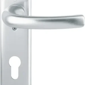 HOPPE Kurzschildgarnitur Tôkyô 1710/273KP Alu.F1 PZ rd Drückergrt - 2805363