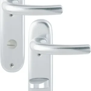 HOPPE Kurzschildgarnitur Tôkyô 1710/273KP Alu.F1 SK/OL rd Drückergrt - 2805401