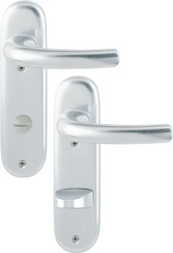 HOPPE Kurzschildgarnitur Tôkyô 1710/273KP Alu.F1 SK/OL rd Drückergrt - 2805401