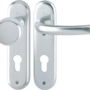 HOPPE Kurzschildgarnitur Tôkyô 53/273KP/1710 Alu.F1 PZ rd Wechselgrt - 2805515