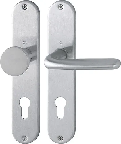 HOPPE Langschildgarnitur Cardiff E48/302/1850Z VA F69 PZ 72mm DIN L/R - 2423736