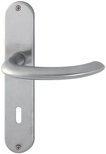 HOPPE Langschildgarnitur Mar.E1138Z/302 VA F69 OB 72mm DIN L/R - 3042513