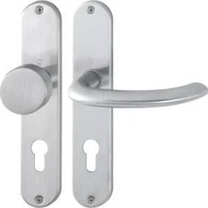 HOPPE Langschildgarnitur Mar.E58/302/1138Z VA F69 PZ 72mm DIN L/R - 3042610