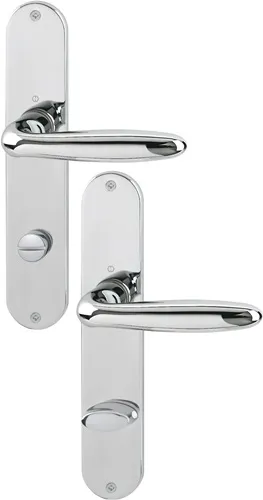 HOPPE Langschildgarnitur Verona M151/302 MS F49-R SK/OL 78mm DIN L/R - 2803755