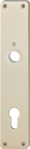 HOPPE Langschildpaar 202H F2/neusilberfarbig F2 PZ 92mm - 6715668