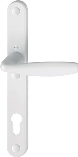 HOPPE 1/2 Profiltür-Garnitur NY 1810/3346SN Alu.F9016 PZ - 3256845