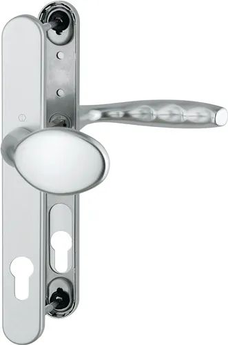 HOPPE Profiltürgarnitur NY 76G/3346/1810 Alu.F1 PZ f.TS 57-62mm - 3257426