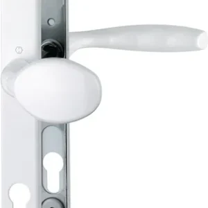 HOPPE Profiltürgarnitur NY 76G/3346/1810 Alu.F9016 PZ f.TS 67-72mm - 3257493