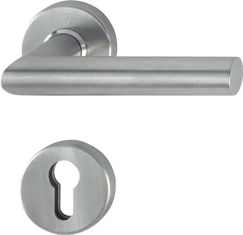 HOPPE Rosettenhalbgarnitur Ams.E1400Z/42/42S VA F69 4-KT.8mm f.Kombischutz - 3332035