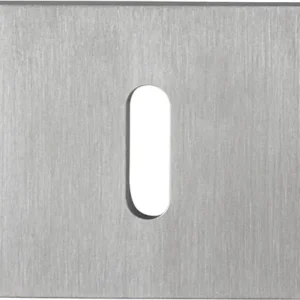 HOPPE Schlüsselrosetten-Paar E847NS VA F69 Schildst.2mm OB rechteck - 3758108