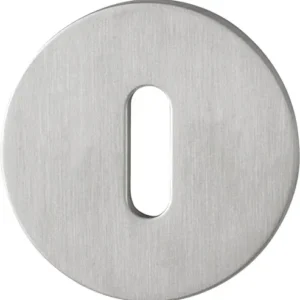 HOPPE Schlüsselrosetten-Paar E849NS VA F69 Schildst.2mm OB rd - 3757990