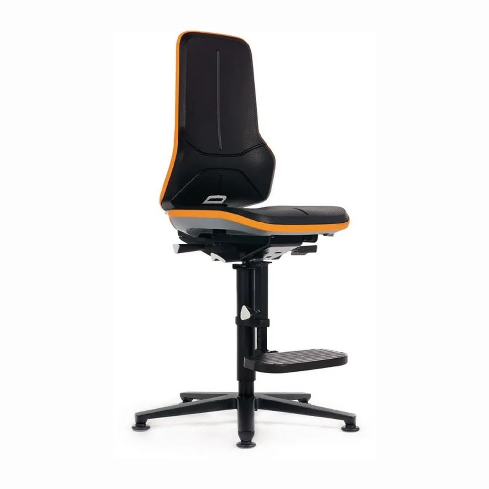 interstuhl Arbeitsdrehstuhl Neon Bodengleiter + Aufstiegshilfe - 9561-9999-3278