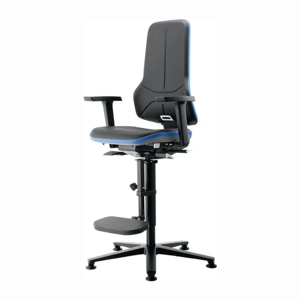 interstuhl Arbeitsdrehstuhl Neon Bodengleiter + Aufstiegshilfe - 9571-9999-3278